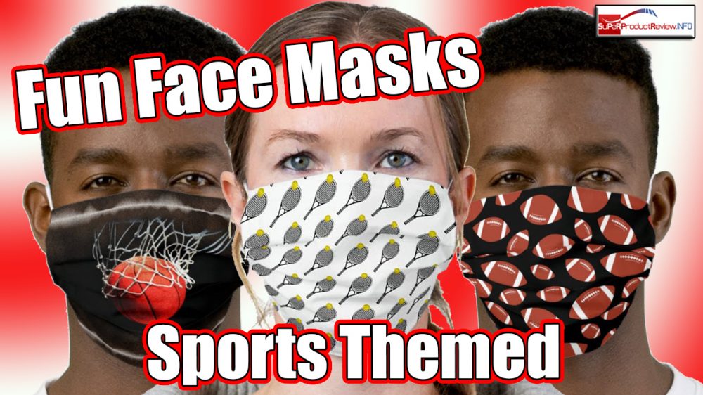 Sports-themed facemasks - SuperProductReview - Protect against COVID-19 Coronavirus
